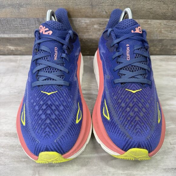 Hoka One One Clifton 9 Women's Size 8D Blue Running Shoes Sneakers 1132211 EVN - Picture 7 of 9